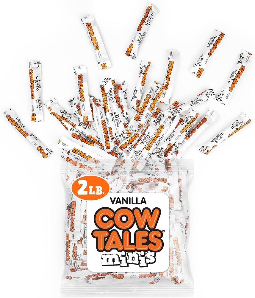 Goetze's Candy Vanilla Cow Tales Minis - 2 Pound Bag (32 Ounces) - Fresh from the Factory | Amazon (US)