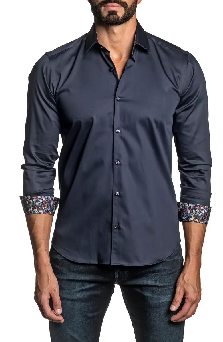Regular Fit Solid Button-Up Shirt | Nordstrom | Nordstrom