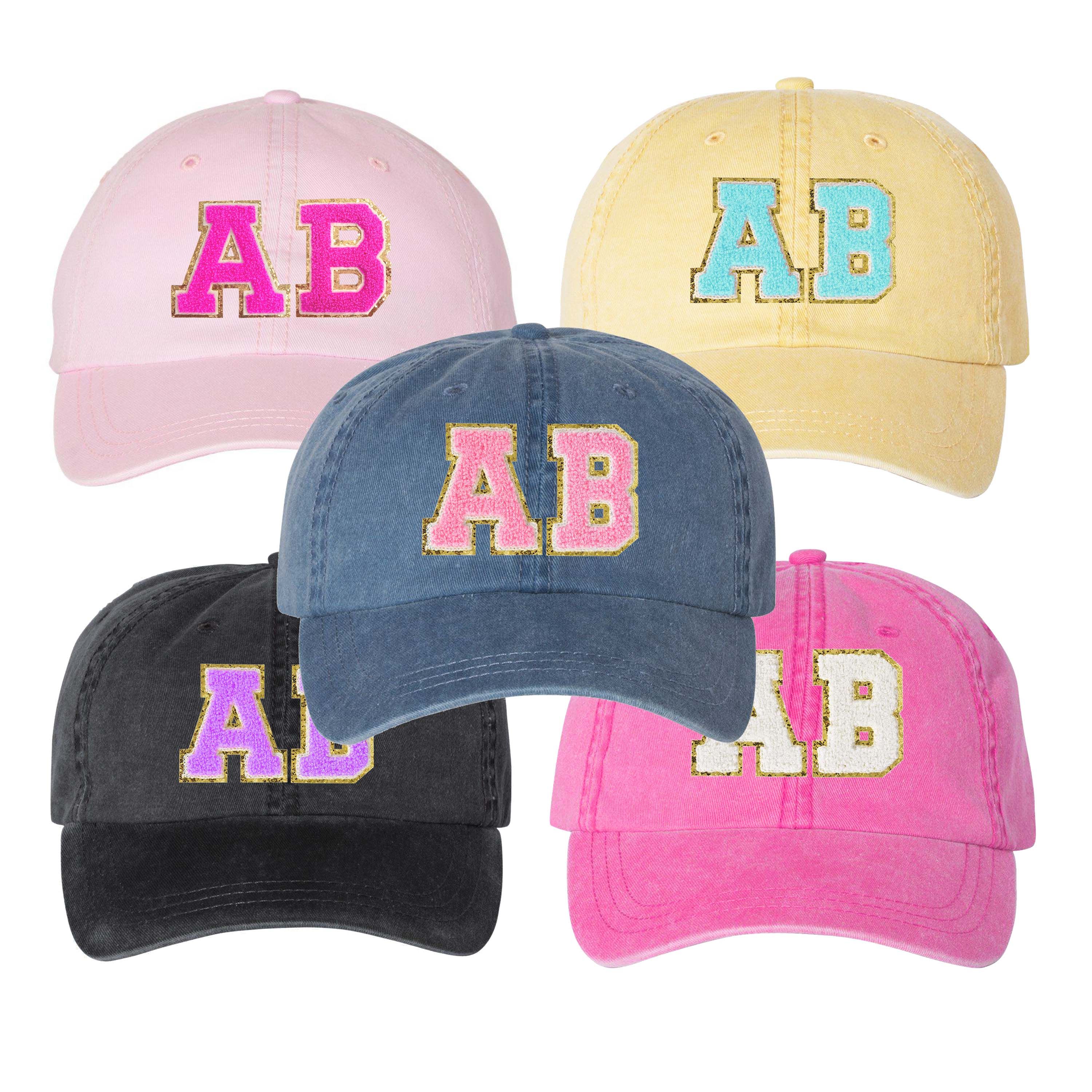 Letter Patch Baseball Hat | United Monograms