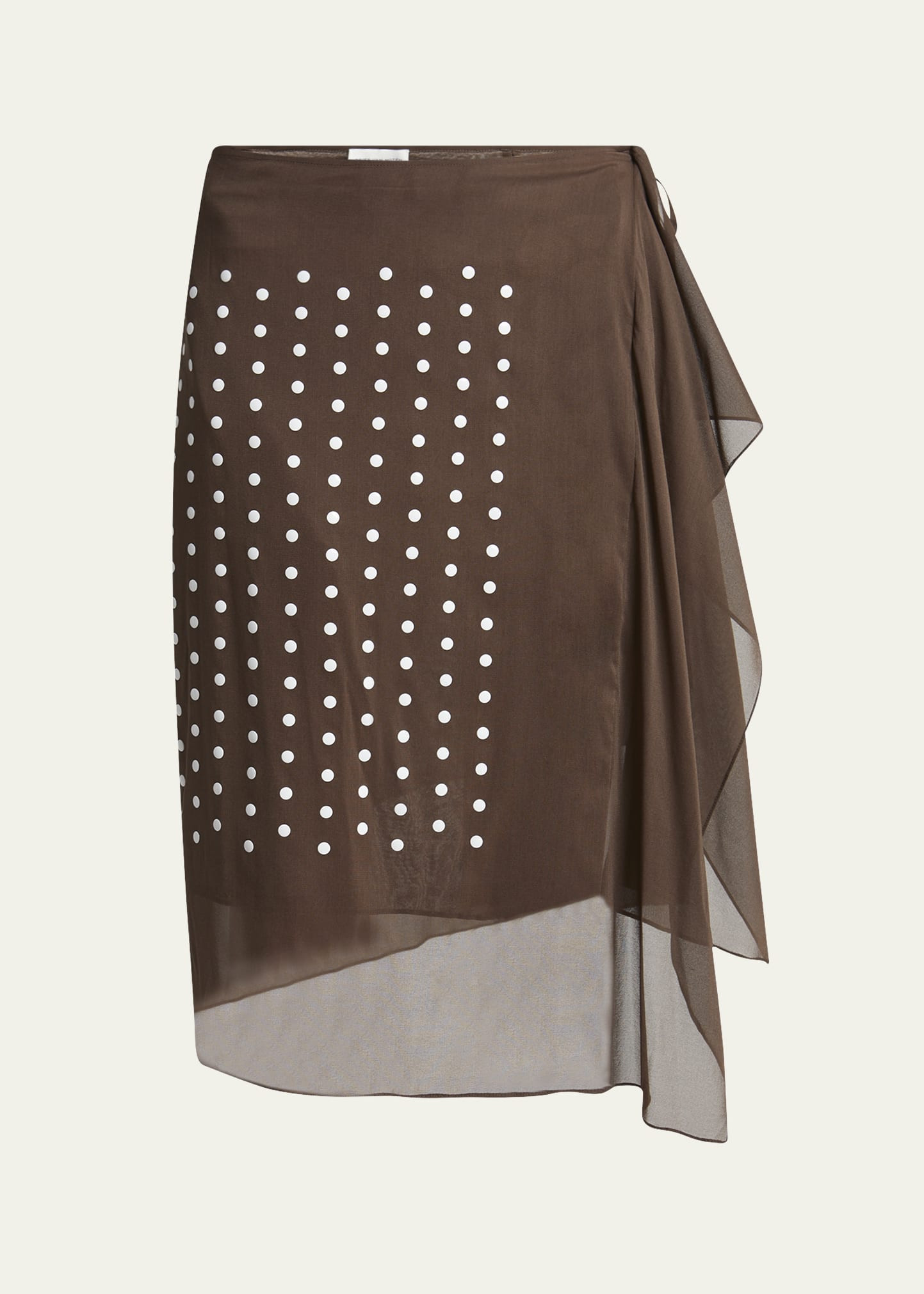 Dries Van Noten Sima Dot Print Wrap Skirt | Bergdorf Goodman