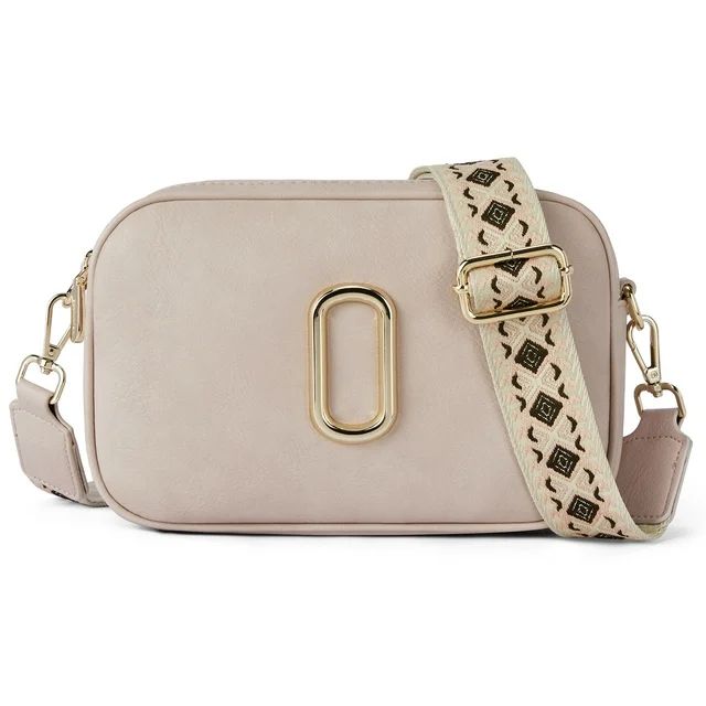 BOSTANTEN Crossbody Bags for Women Leather Snapshot Purses Shoulder Handbags with 2 Adjustable Wi... | Walmart (US)