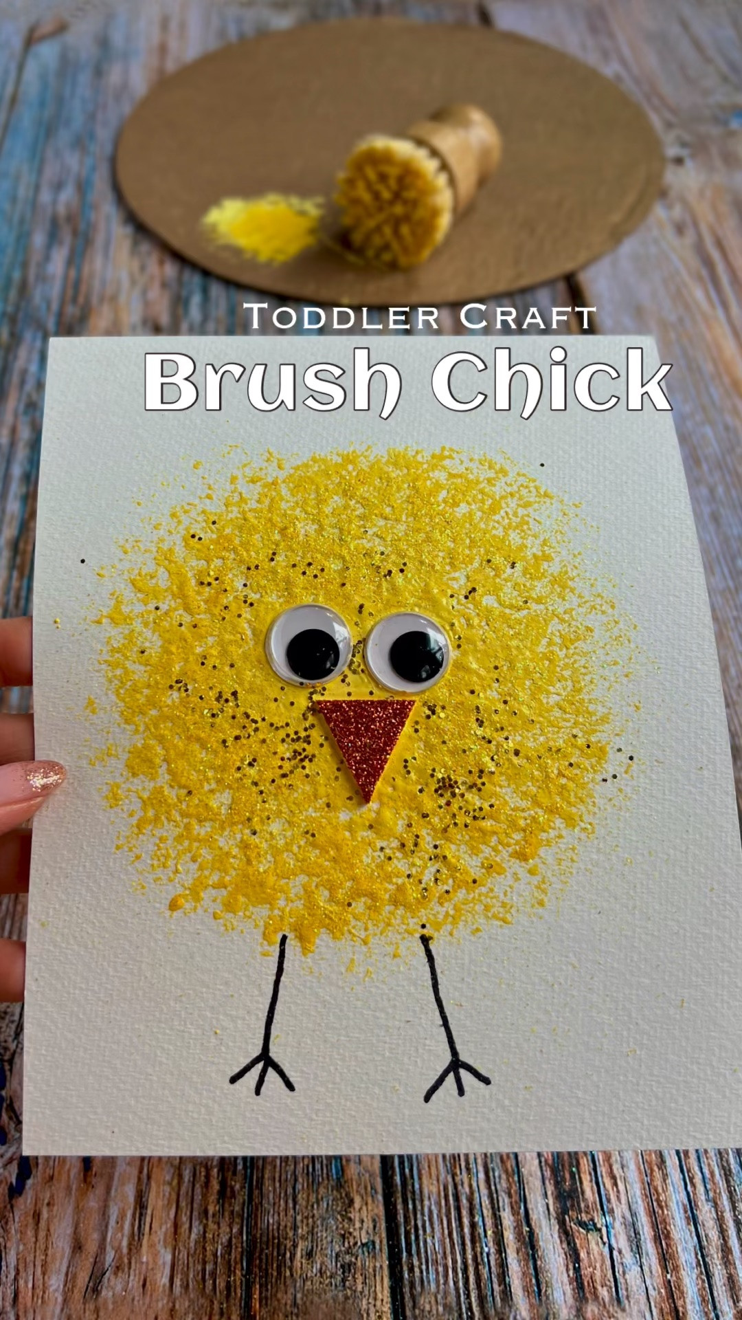 Don’t throw away that spare kitchen brush - it makes the coolest baby chick feathers…

#LTKstorytime #LTKHome #LTKKids