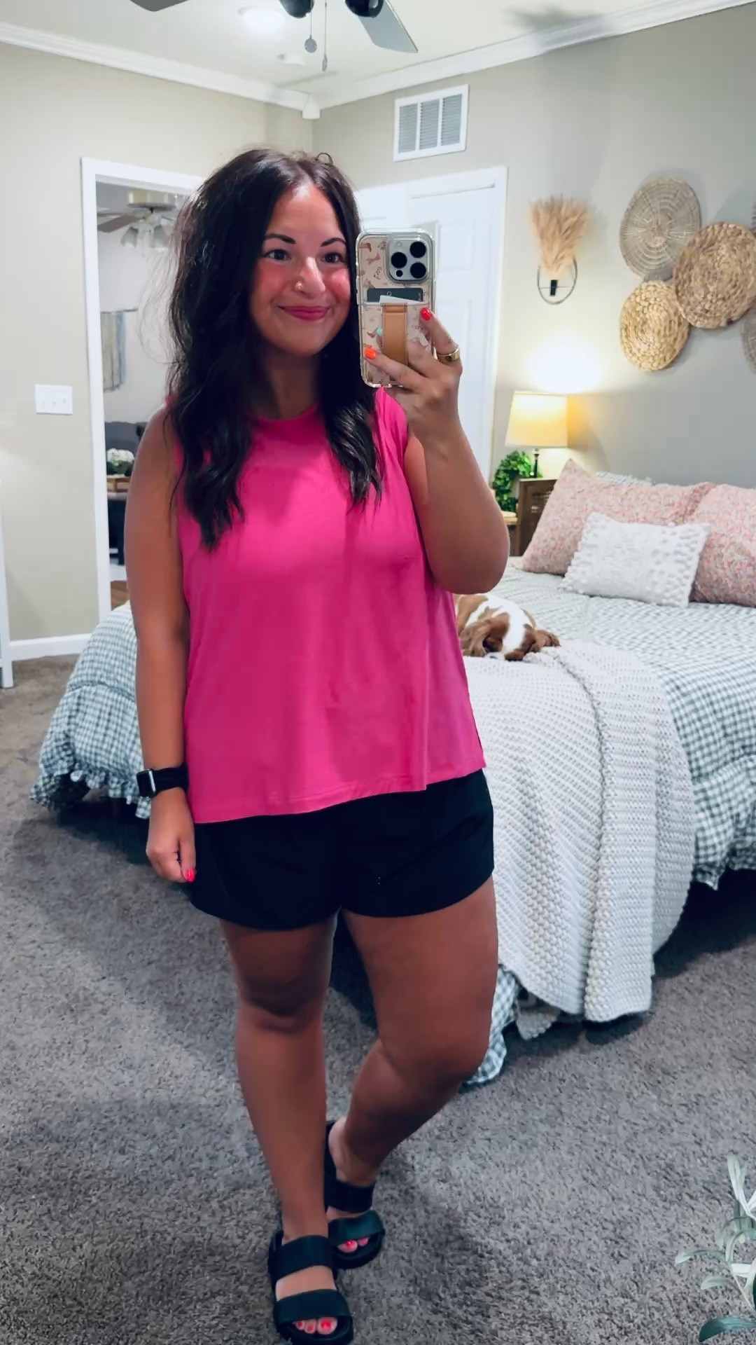 Nothing better than an easy summer outfit 💛 Bright tank + shorts = effortless, comfy, and ready for anything the day brings ☀️

sandals: sold out, but linking similar options below!
shorts: fit true to size // wearing a large
tank: fits true to size // wearing a large 

 #LTKootd #LTKMidsize