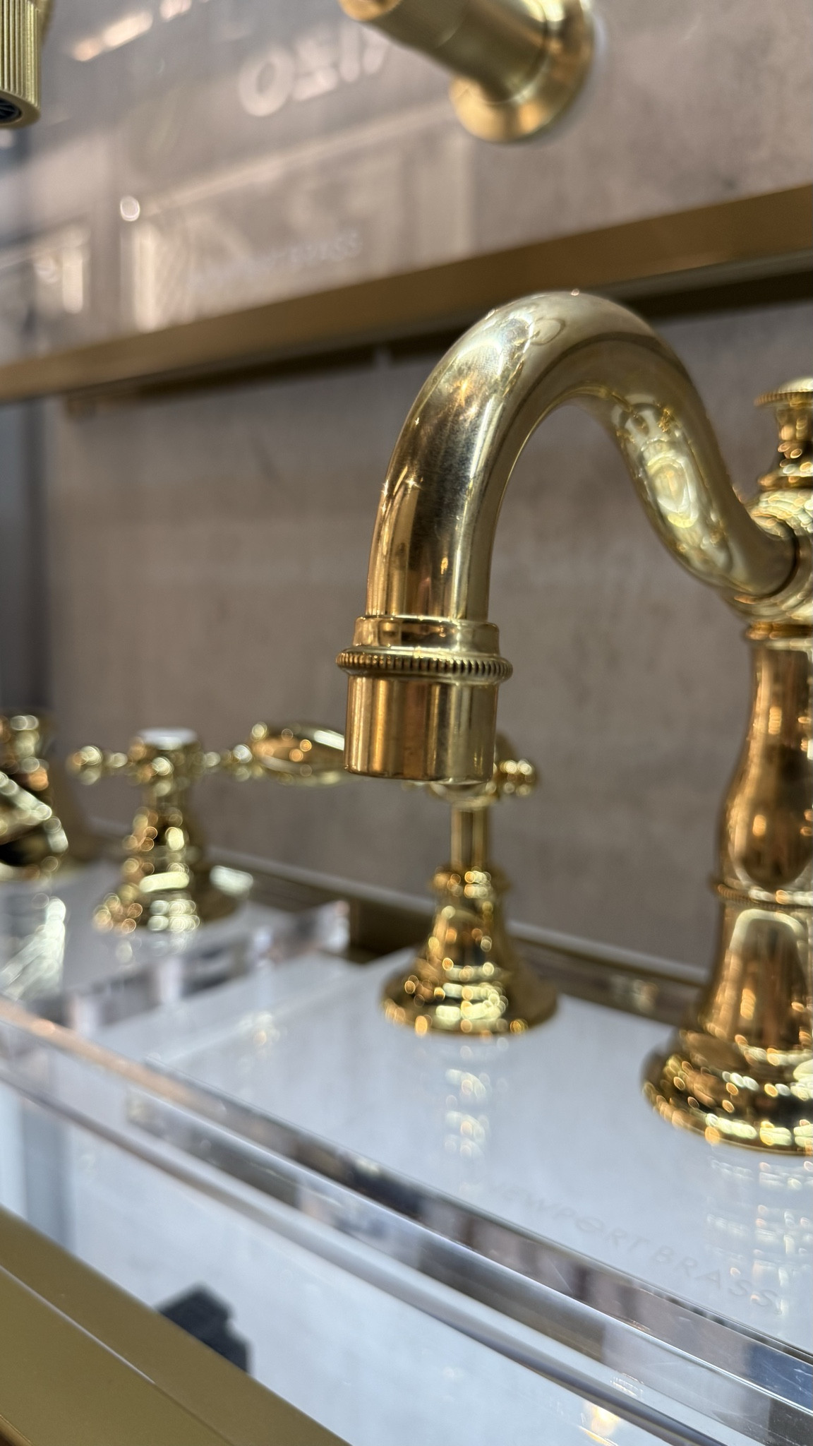Obsessed with this gorgeous Newport brass faucet detail 

#LTKStyleTip #LTKHome