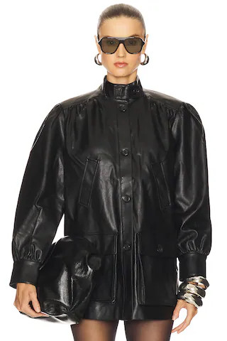 Clements Faux Leather Jacket
                    
                    Bardot | Revolve Clothing (Global)