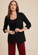 Versa Open Front Blazer | Maurices