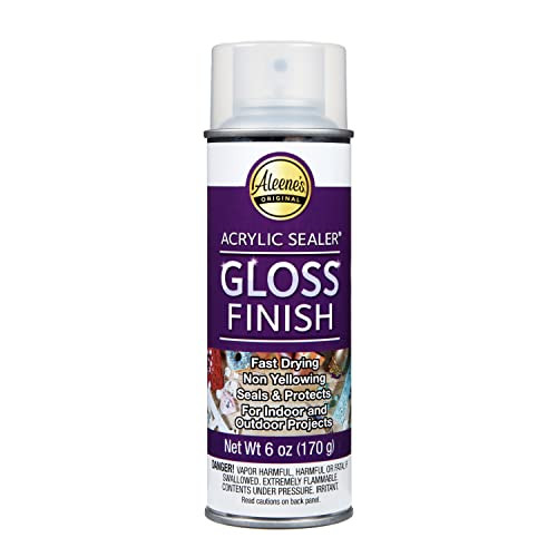 Aleene's Spray Finish 6oz Acrylic Sealer, 6 Ounce (Pack of 1), Clear-Matte | Amazon (US)