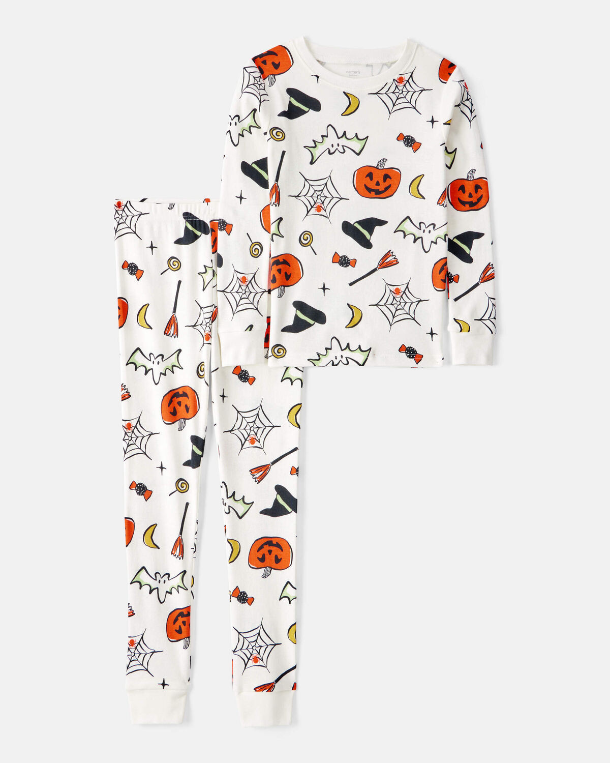 Kid 2-Piece Halloween 100% Snug Fit Cotton Pajamas - Ivory | Carter's Inc