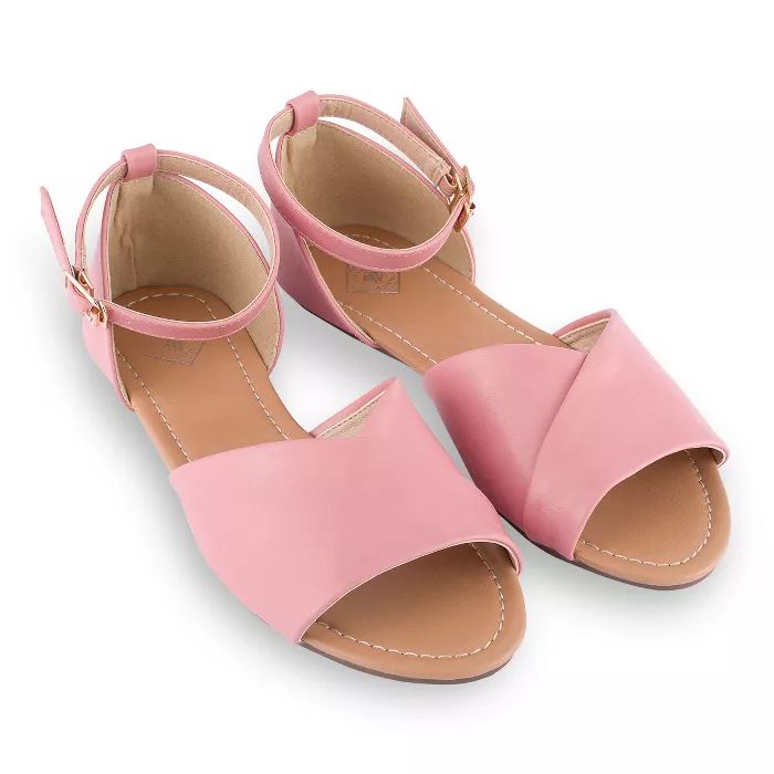 Gallery Seven - Women's Ankle Open Toe Strap Sandals | Target