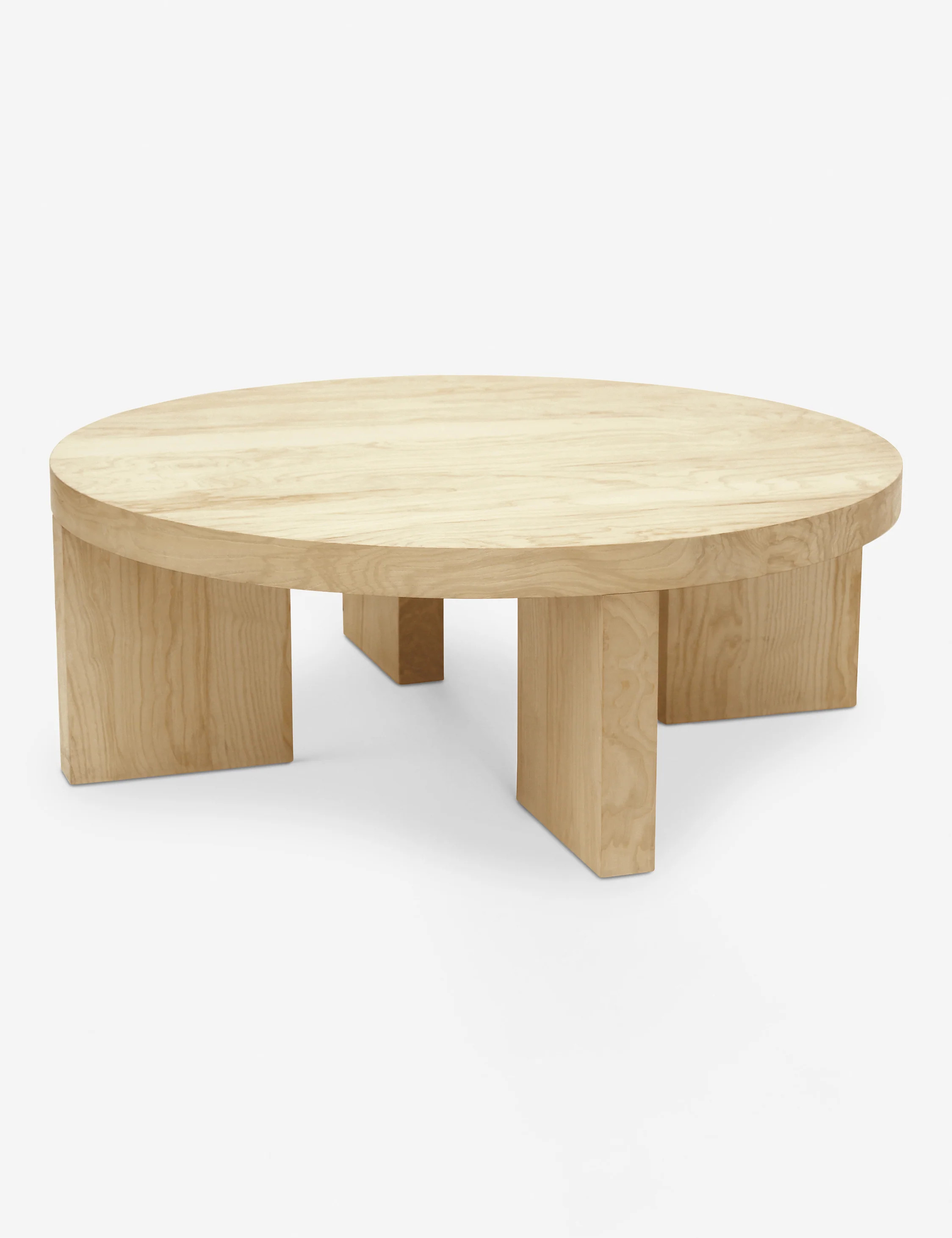 Kearns Round Burl Wood Coffee Table | Lulu and Georgia 