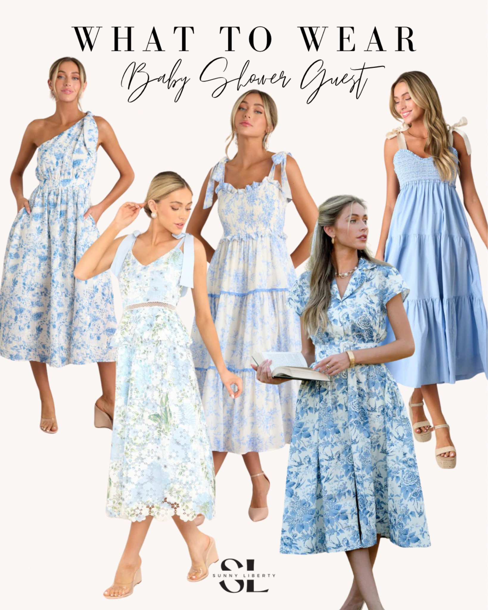Baby shower dresses for guests all around $100 or less, some are just a little over but not much. 


baby boy | baby shower | baby shower host | baby shower dress | blue dress | blue and white dress | classy | southern | midi dress | affordable dresses | bump friendly | toile | blue and white

#LTKBump #LTKParties #LTKFindsUnder100