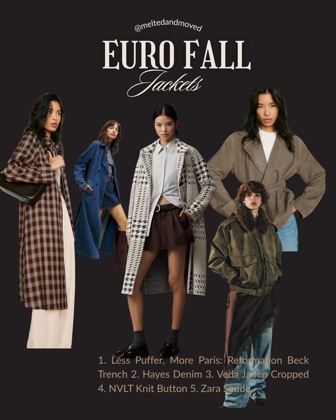 It’s jacket season!! And if you’re headed to Europe (or just want to look like you are), think:
less puffer, more Paris.

Light trenches, structured collars, oversized cuts, they just make every outfit feel pulled together.

I linked the ones I actually reach for + a few that travel really well. 🤝🍷

#reformation #zara #anthropologie #jacketseason 


#LTKStyleTip #LTKTravel