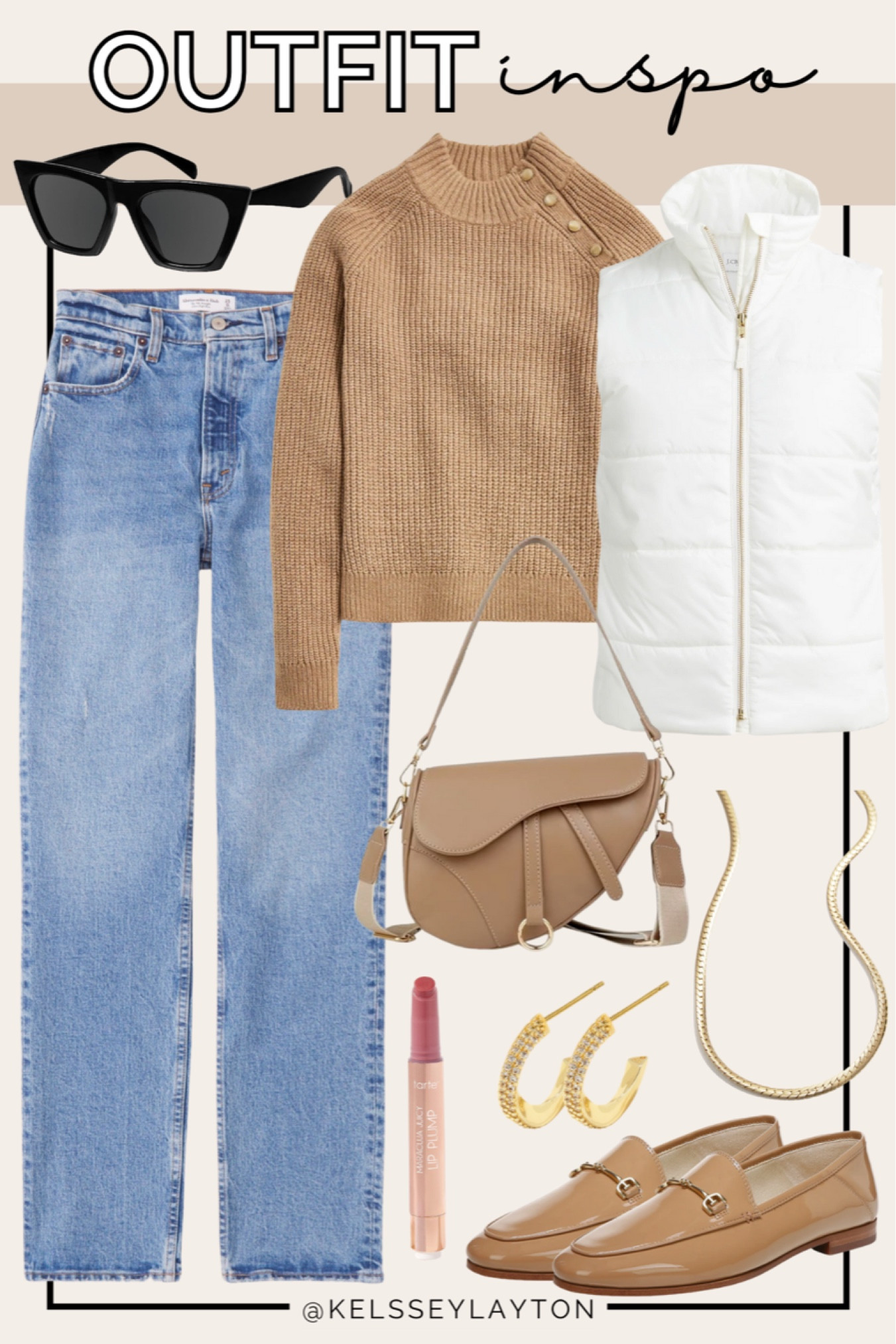 Outfit idea, j. Crew factory, puffer vest, Amazon find, Amazon bag, loafers 

#LTKsalealert #LTKSeasonal #LTKfindsunder50