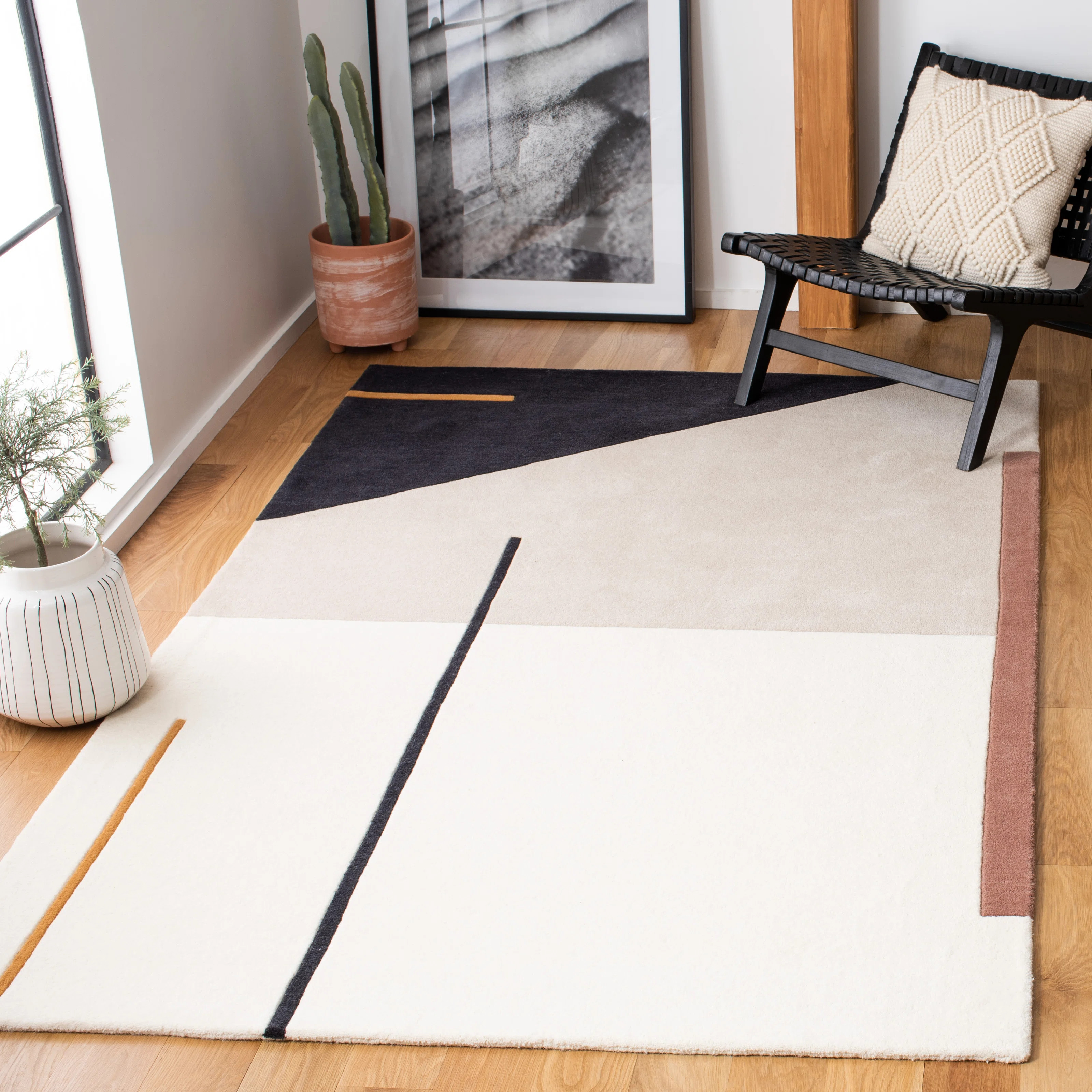 Delahni Hand Tufted New Zealand Wool Rug | Wayfair North America