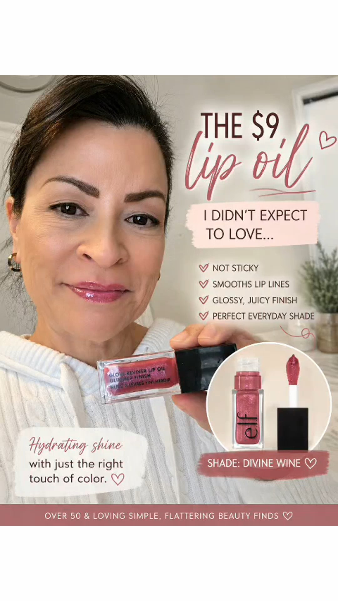 This $9 lip oil is so luscious and moisturizing! As we age we need to keep our lips moisturized to prevent lip lines, this is perfect for everyone 💋#over50makeup #makeuptips #beautybeyond40

#LTKselfcare #LTKOver40 #LTKBeauty