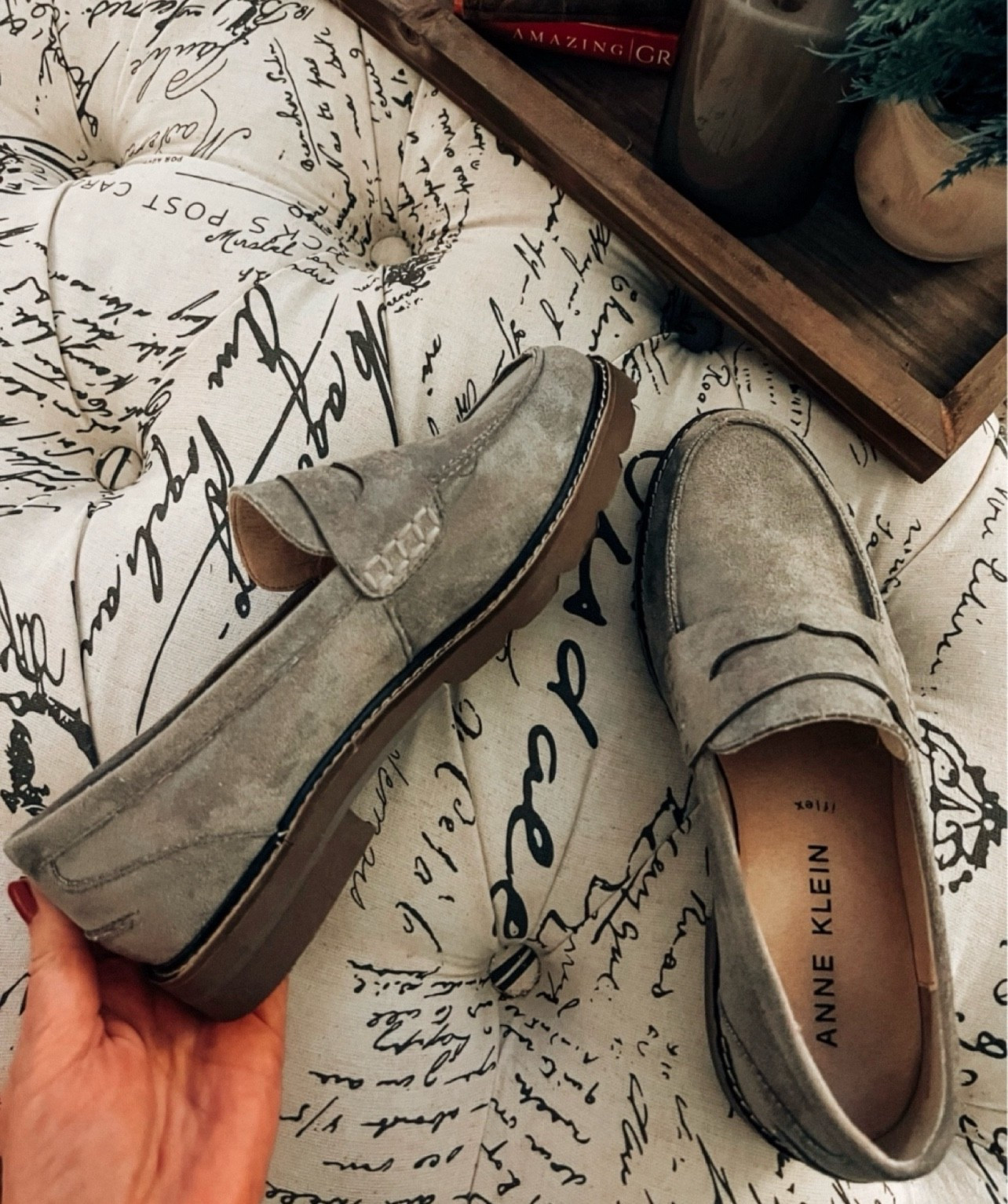 Anne Klein Everly Penny Loafer in taupe. Size down, these run 1/2 size big. Best Seller at DSW. 

Wayfair Ottoman and home decor listed as well. 

Loafer, shoes, work shoes, home furniture, accent furniture, living room, bedroom, sale, best seller 

#LTKshoecrush #LTKstyletip #LTKworkwear

#LTKFallSale #LTKSaleAlert #LTKShoeCrush

#LTKFallSale #LTKShoeCrush #LTKSaleAlert

#LTKSaleAlert #LTKWorkwear #LTKShoeCrush