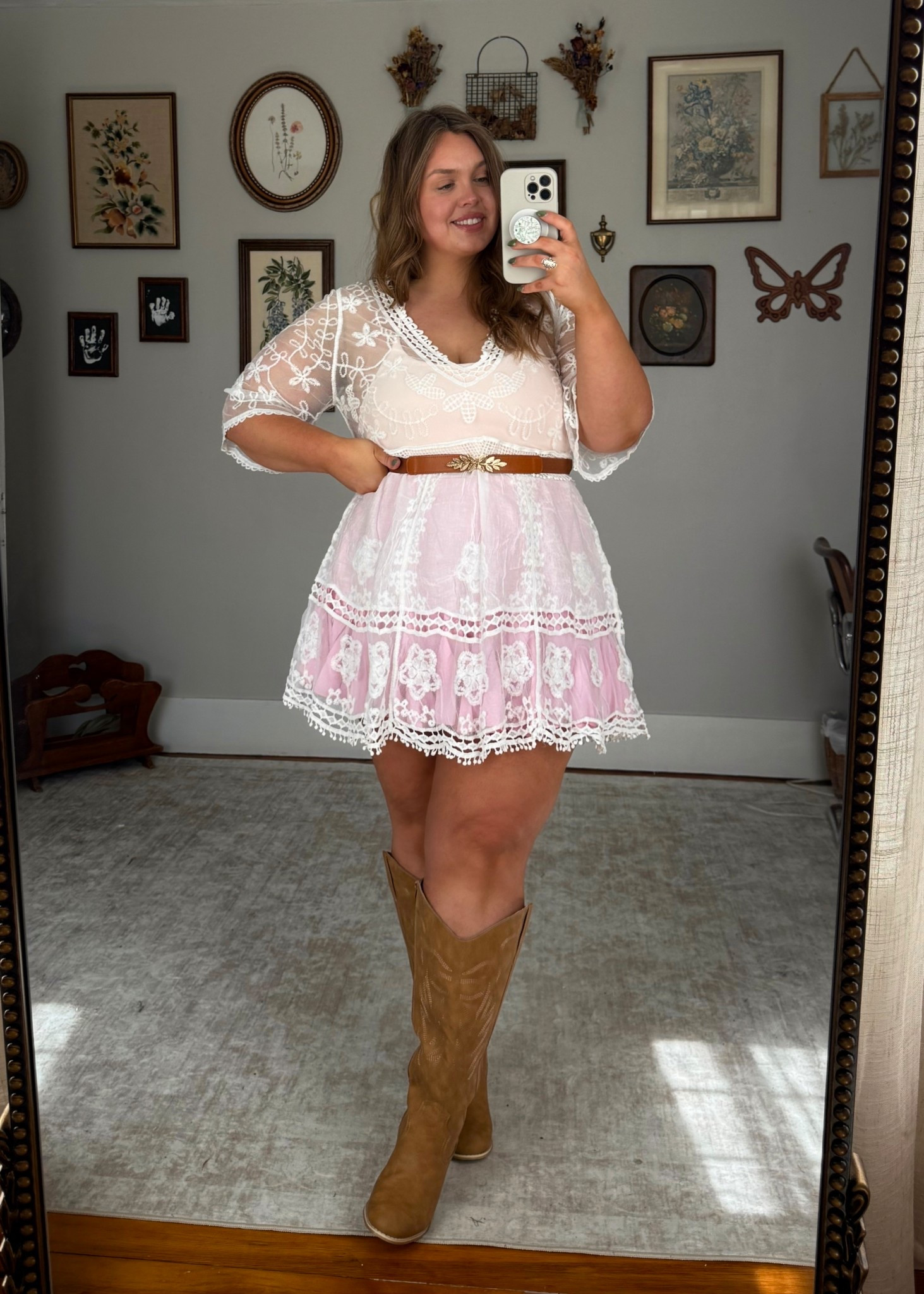 This lace coverup so sooo versatile and cutieee 

#LTKMidsize #LTKPlusSize