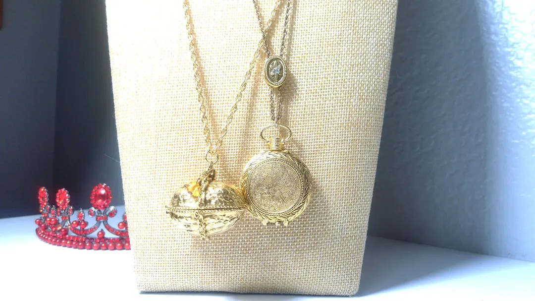 Vintage Max Factor Perfume Pendants: Hypnotique Walnut & Pocket Watch Duo | Etsy (US)