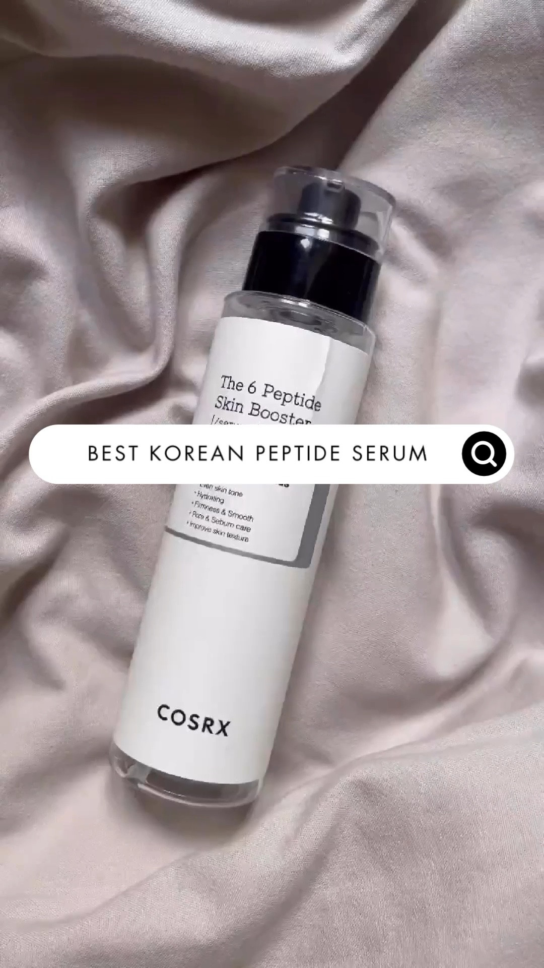 Are you looking for a peptide serum that is effective and affordable? Well try COSRX The 6 Peptide Serum for firmer, brighter, more youthful looking skin.✨

This serum contains a 6 peptide complex along with other skin-loving ingredients that deliver lasting results.

If you’re looking to boost collagen production and maintain that youthful glow, look no further than the number 1 peptide serum in Korea. 🧴

#kbeauty #koreanskincare #peptideserum

#LTKBeauty

#LTKBeauty #LTKOver40 #LTKSaleAlert