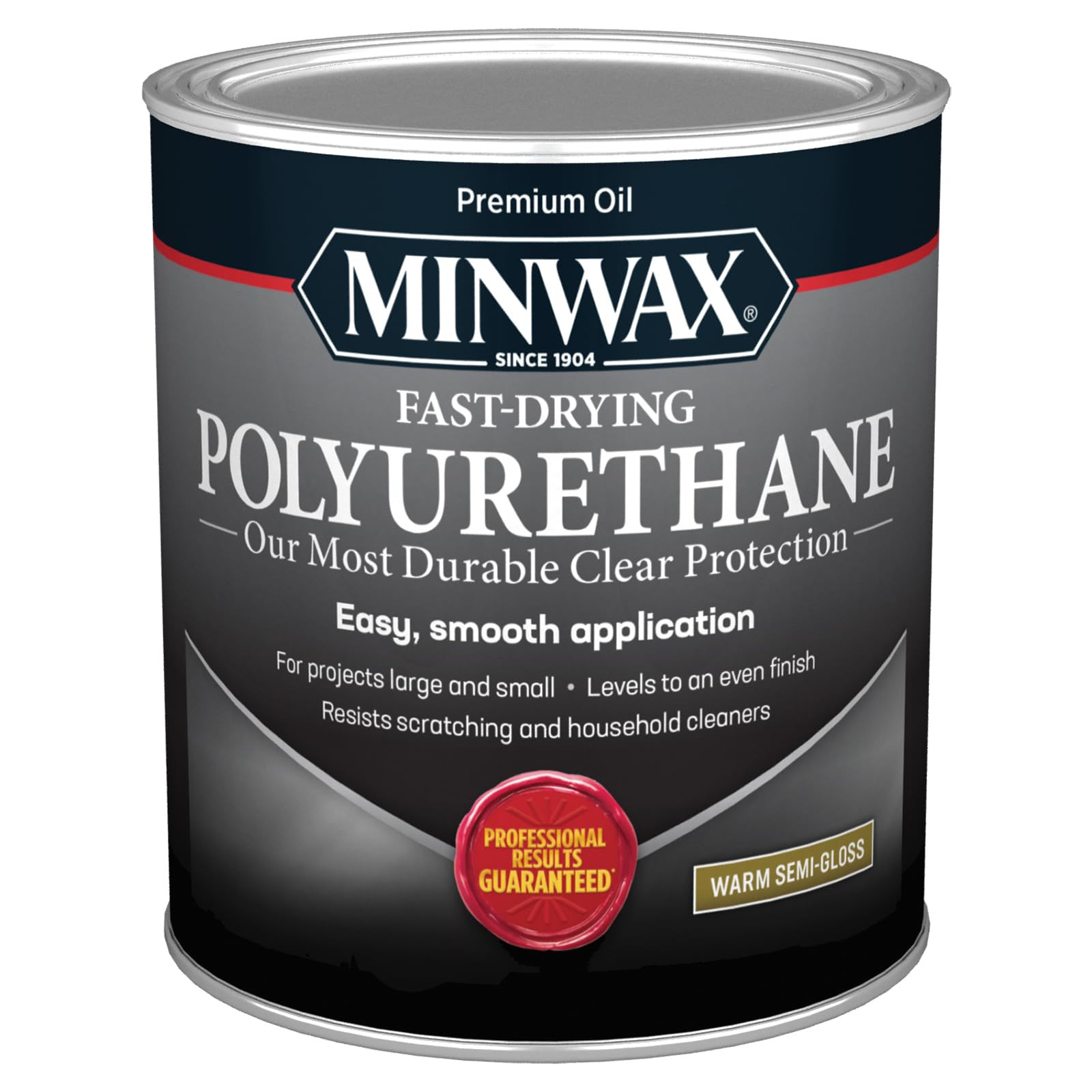 1 qt Minwax 63005 Clear Fast-Drying Oil-Based Polyurethane, Semi-Gloss | Amazon (US)