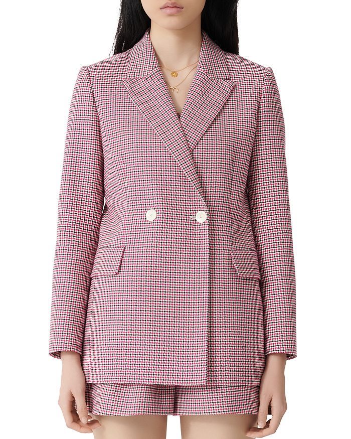 Houndstooth Button Blazer | Bloomingdale's (US)