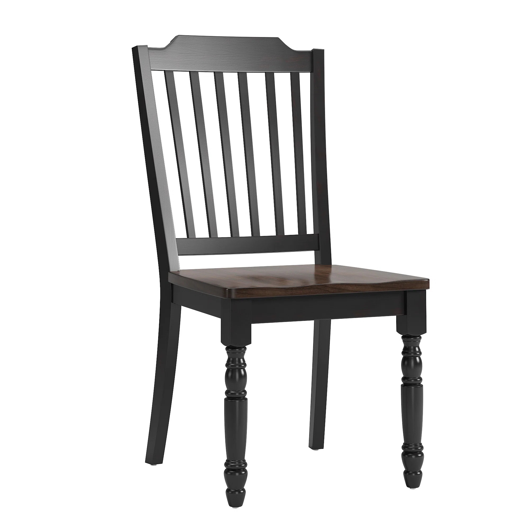 Itchington Solid Wood Slat Back Side Chair (Set of 2) | Wayfair North America