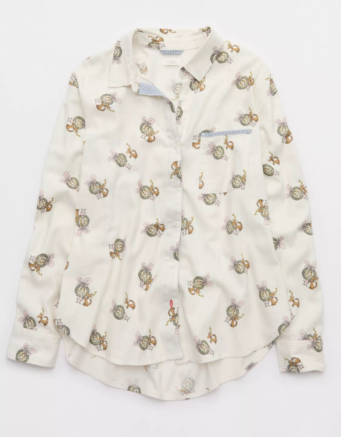 Aerie Flannel Pajama Shirt | Aerie