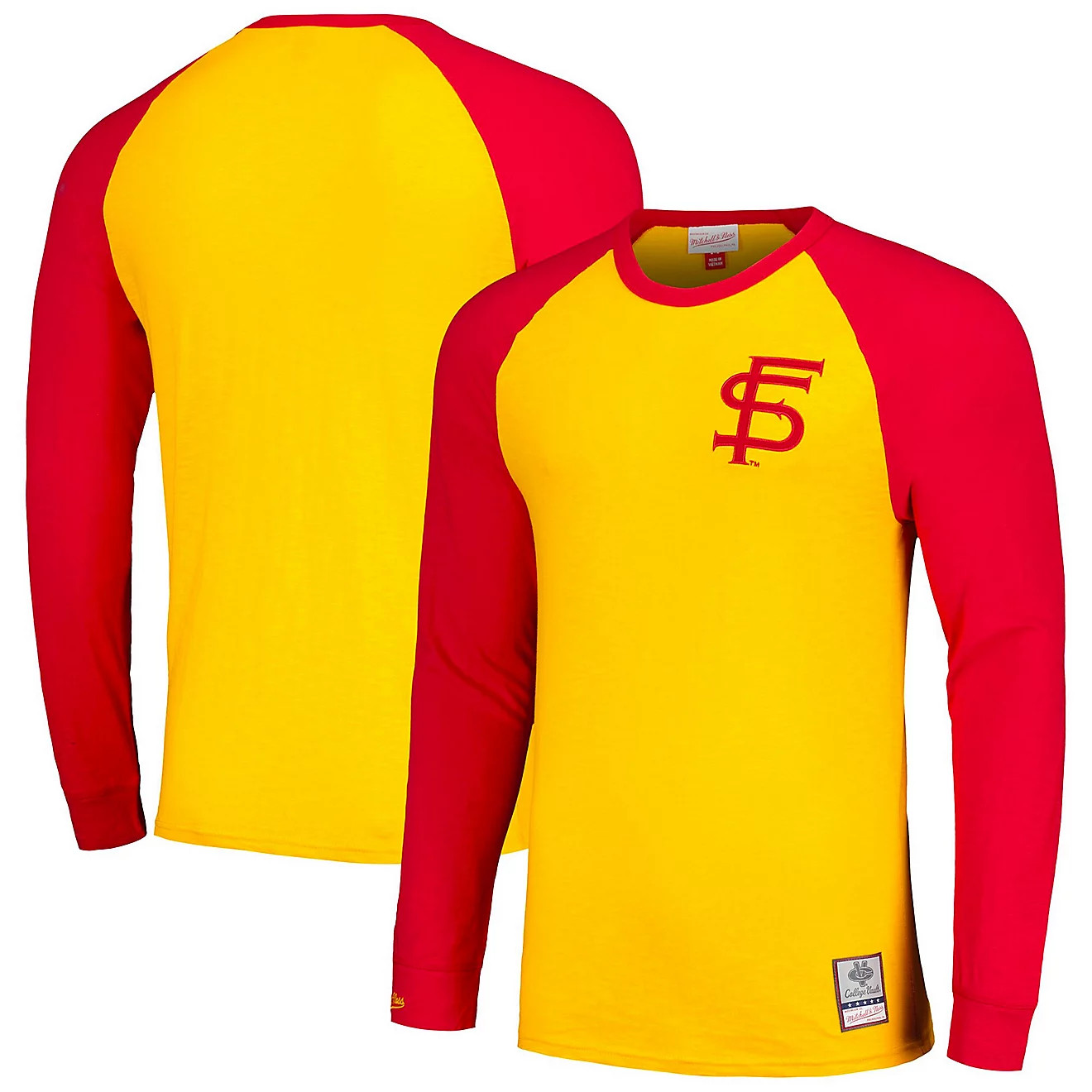 Mitchell  Ness Florida State Seminoles Legendary Slub Raglan Long Sleeve T-Shirt | Academy | Academy Sports + Outdoors