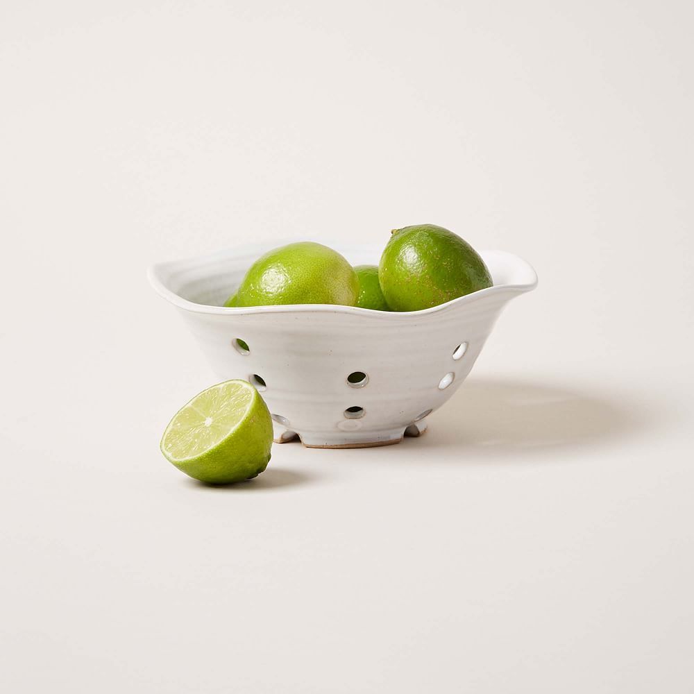 Windrow Berry Bowl White Each | West Elm (US)