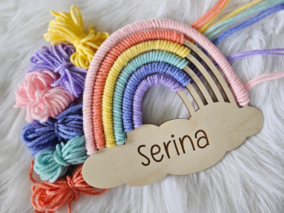 Personalized Rainbow Craft Kit for Kids Cute Craft for Kids - Etsy | Etsy (US)