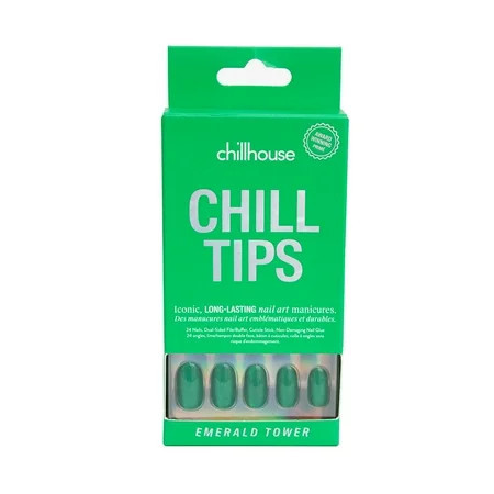 Chillhouse Chill Tips Press On Nail set - Emerald Tower | Walmart (US)