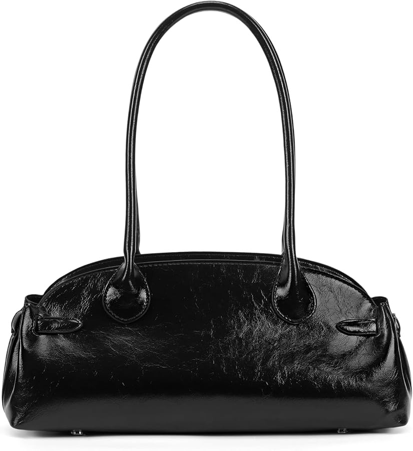 Shoulder Bags for Women Vintage Brown Purse Luxury Carryall Bag Faux Leather Shoulder Handbag | Amazon (US)