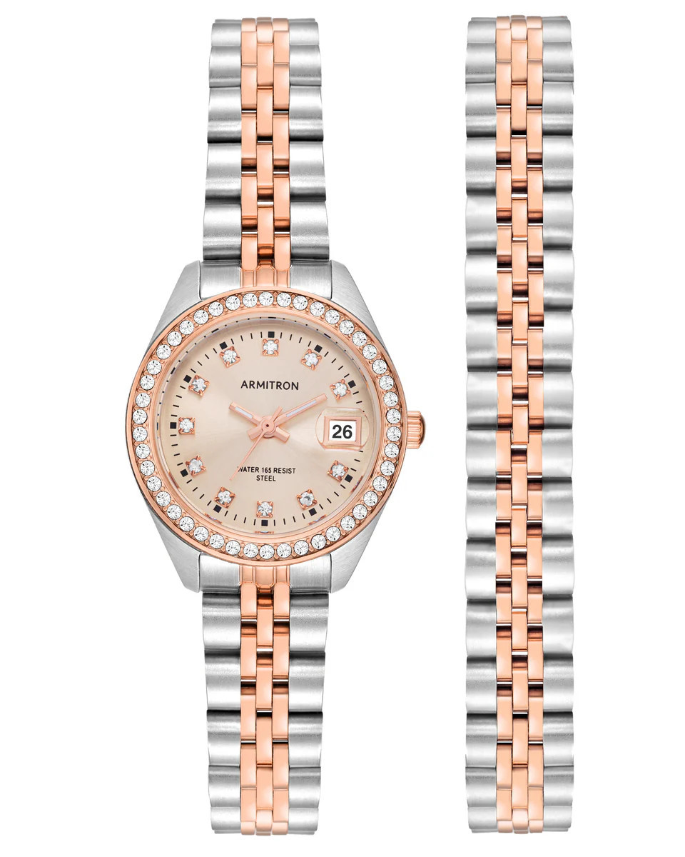 Minnie Crystal Gift Set™ | 26mm, Rose Gold | Armitron
