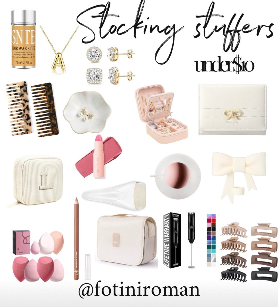 🎄✨ Stocking Stuffers Under $10! ✨🎄
If you’re stuffing stockings on a budget this year, here are the cutest, most useful gifts that won’t break the bank 👇🎁

#LTKGiftGuide #LTKHoliday #LTKBeauty