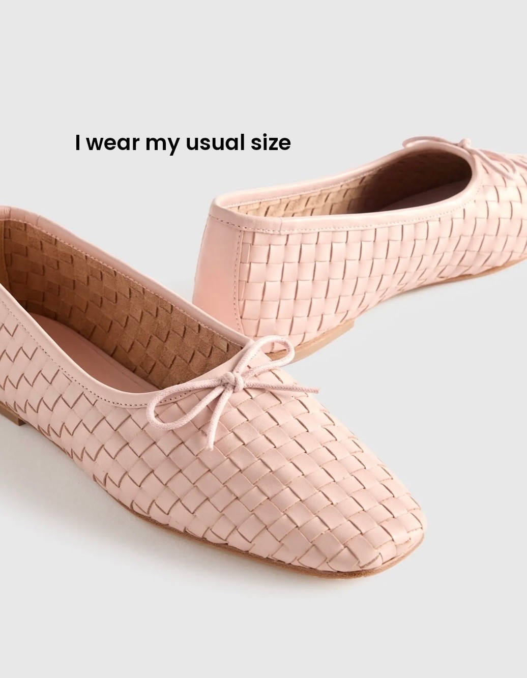 I wear these flats all over the city!