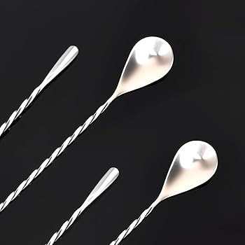 2 Pack Bar Spoon, Cocktail Stirrers, Long Spoons for Stirring, 12 Inch Professional Spiral Stir S... | Amazon (US)