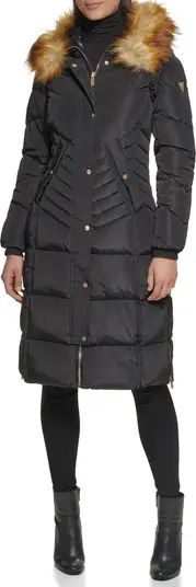 Puffer Jacket with Faux Fur Hood | Nordstrom Rack