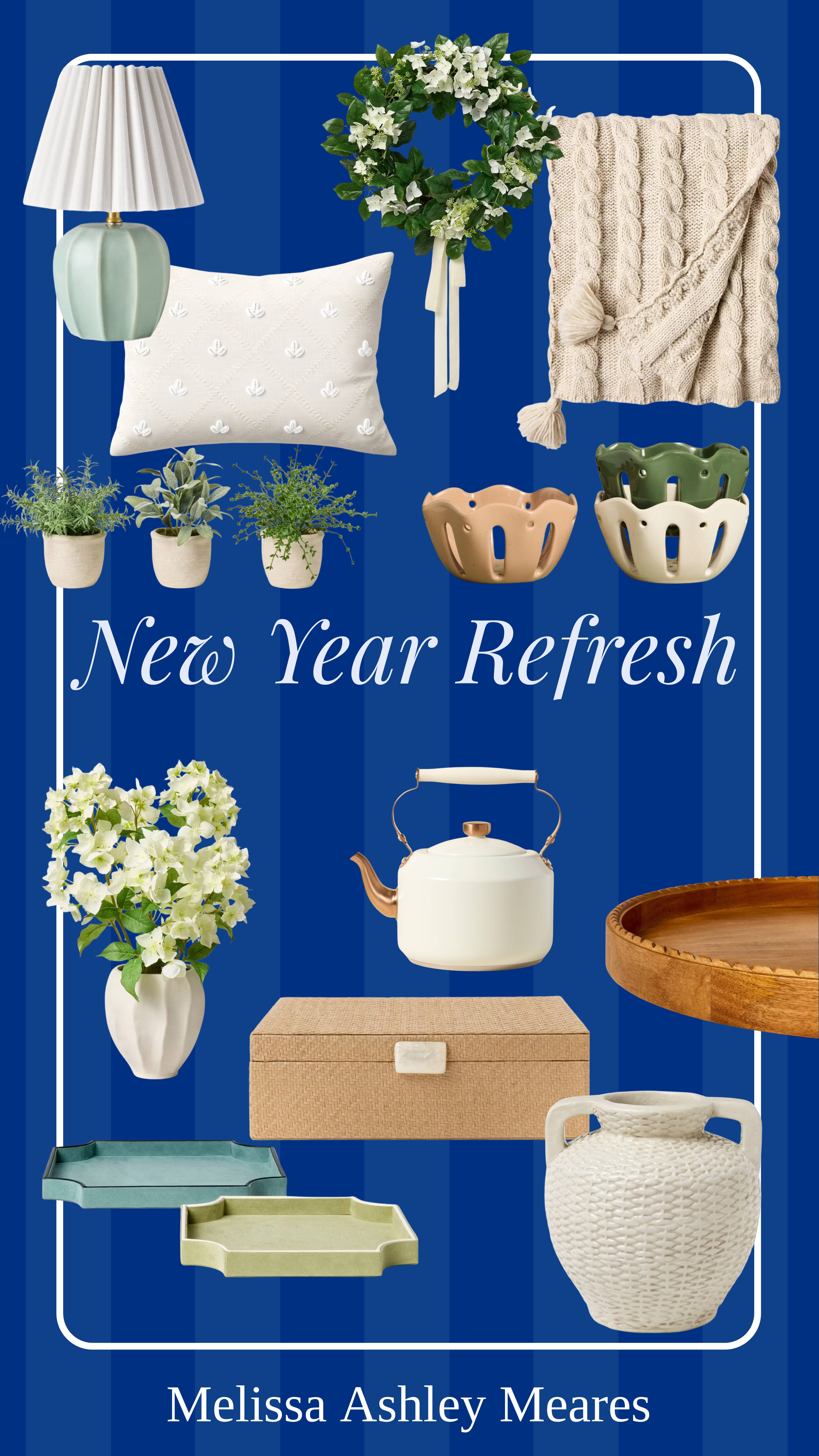 Feeling like your space needs a little reset? ✨
I pulled together a home decor refresh with simple but stylish updates that instantly elevate your space!

spring refresh, new year refresh, spring decor, home decor, accent table lamp, throw pillow, tassel throw, potted herbs, berry bowls, hydrangea wreath, hydrangea arrangement invase, tea kettle, ceramic vase, decorative box, wood tray

#HomeDecor #HomeRefresh #LTKHome #CozySpaces 

 #LTKSeasonal #LTKHome #LTKFindsUnder50