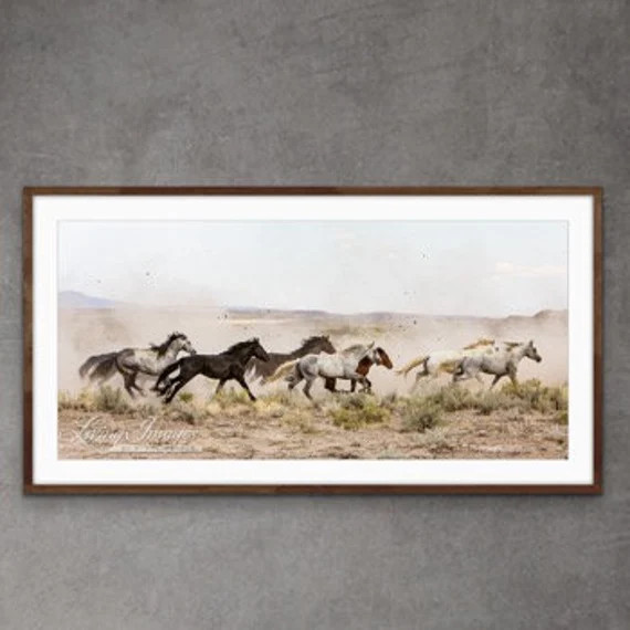 Wild Horse Photography Wild Adobe Town Horses Running  | Etsy | Etsy (US)