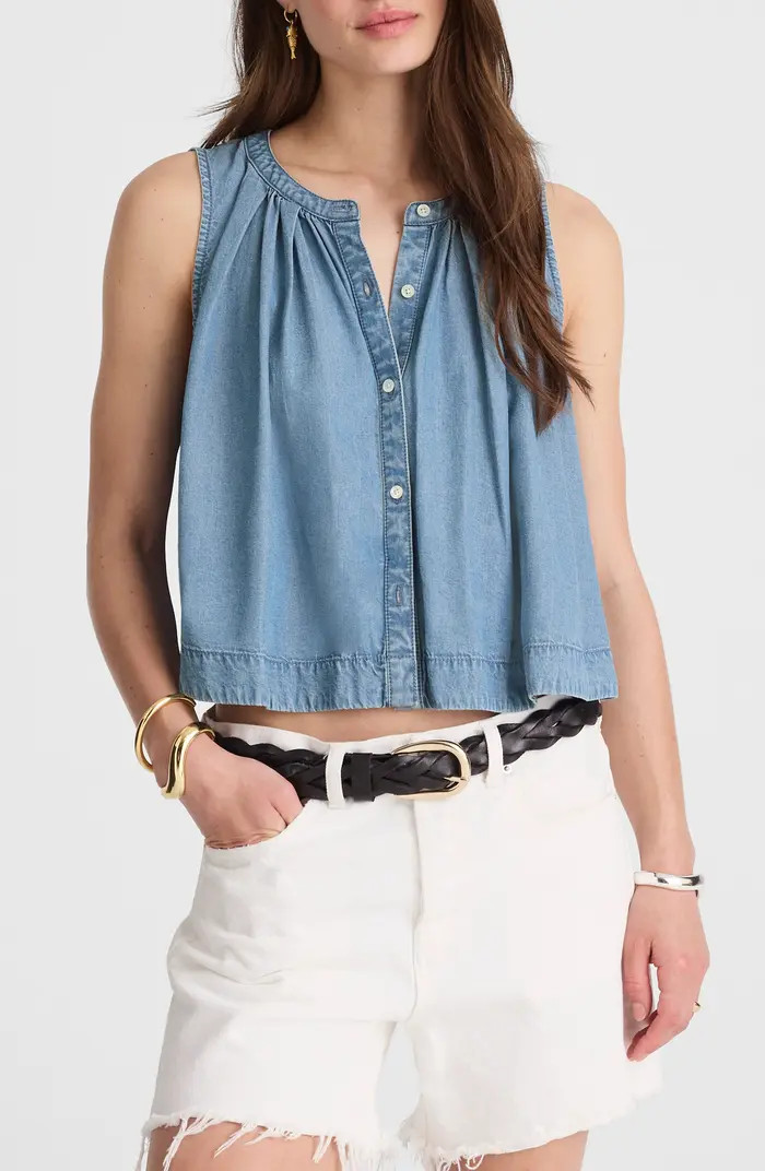 Madewell Denim Button-Up Tank Top | Nordstrom | Nordstrom