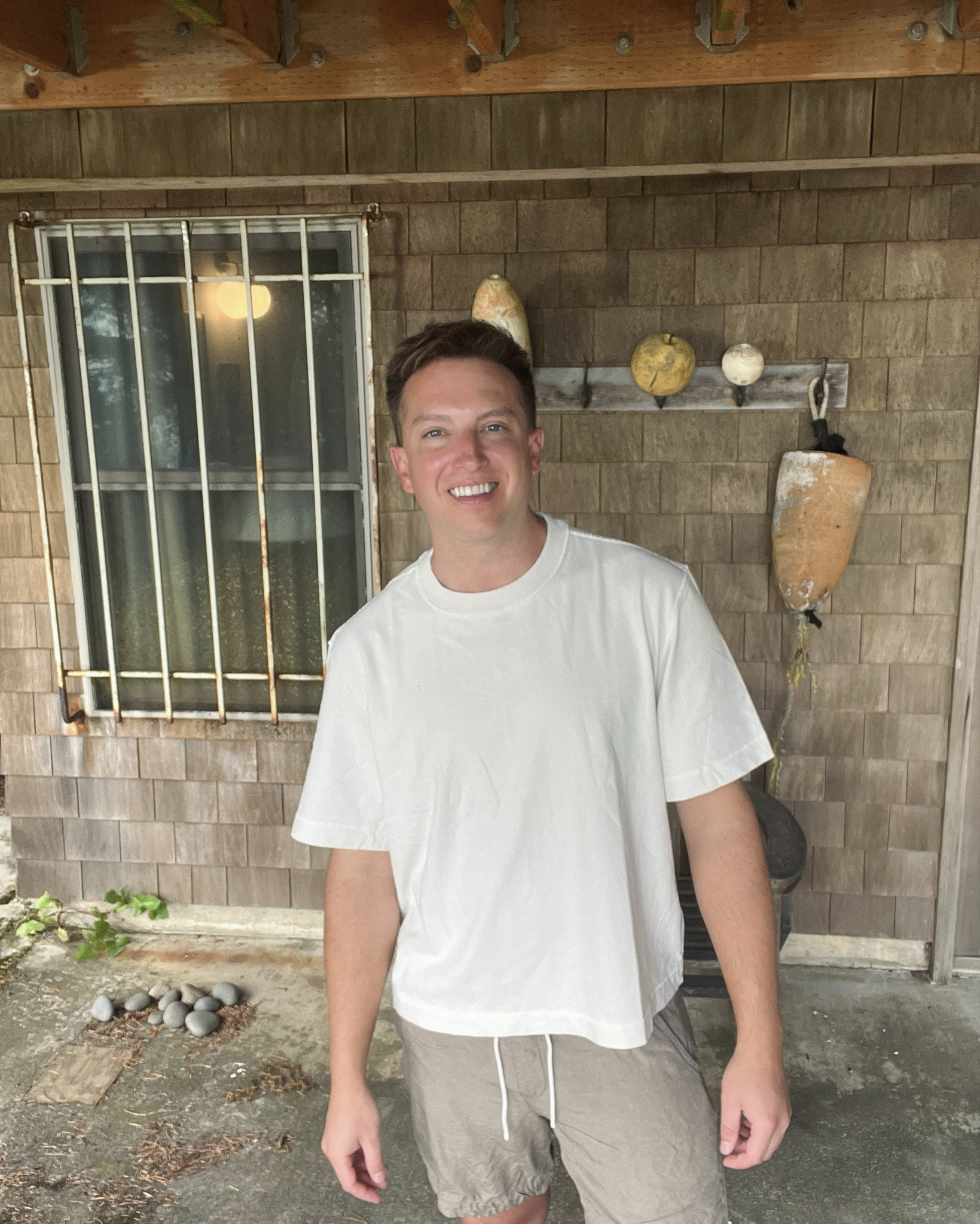 Cropped tee summer. One of my favorite looks for this summer. Cropped oversize tee (m), linen pull on shorts 5 inches (m). 

#LTKU #LTKTravel #LTKMens