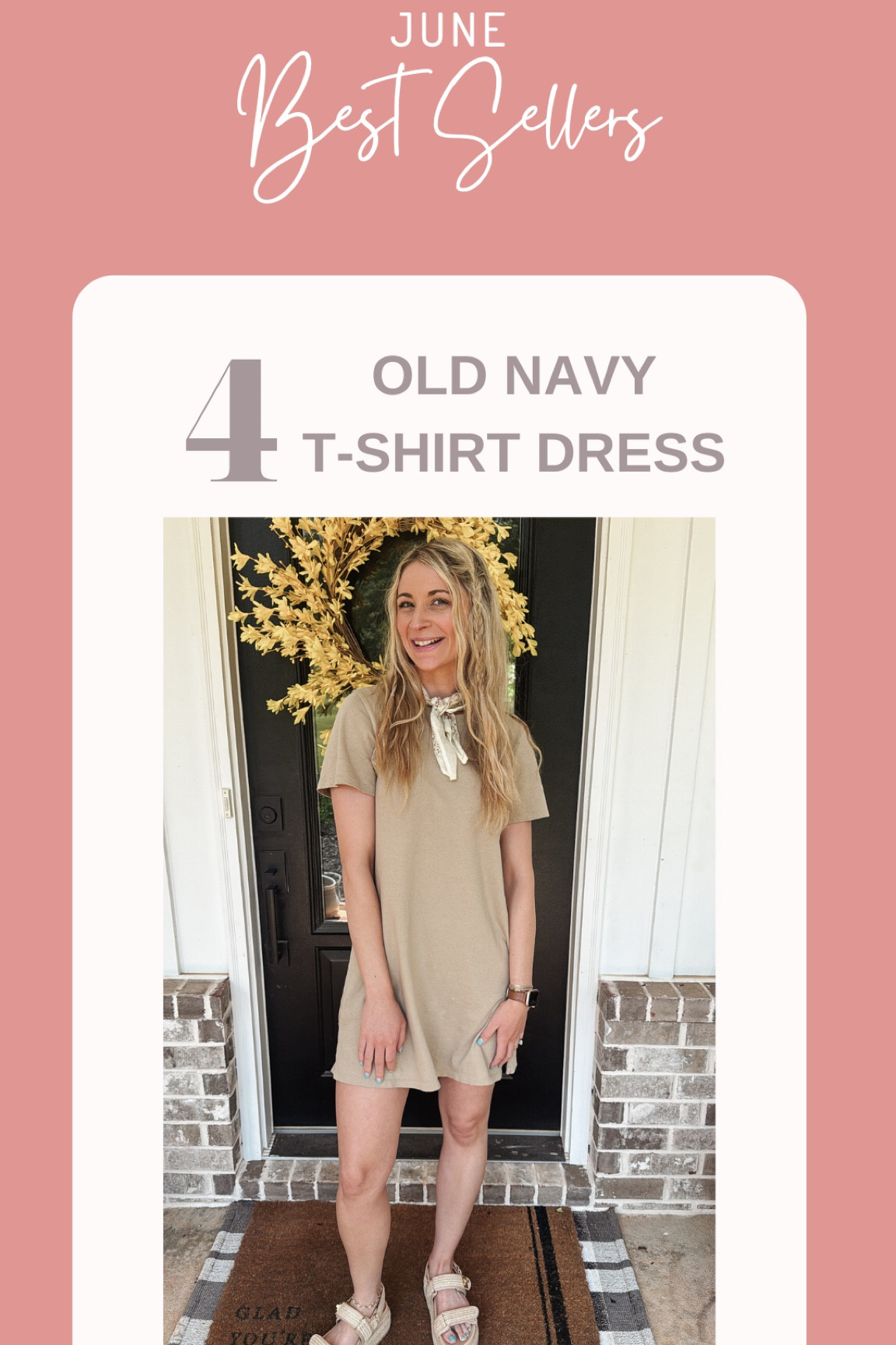The cutest + comfiest t-shirt dress at a great price!! 

#LTKStyleTip #LTKU #LTKSeasonal