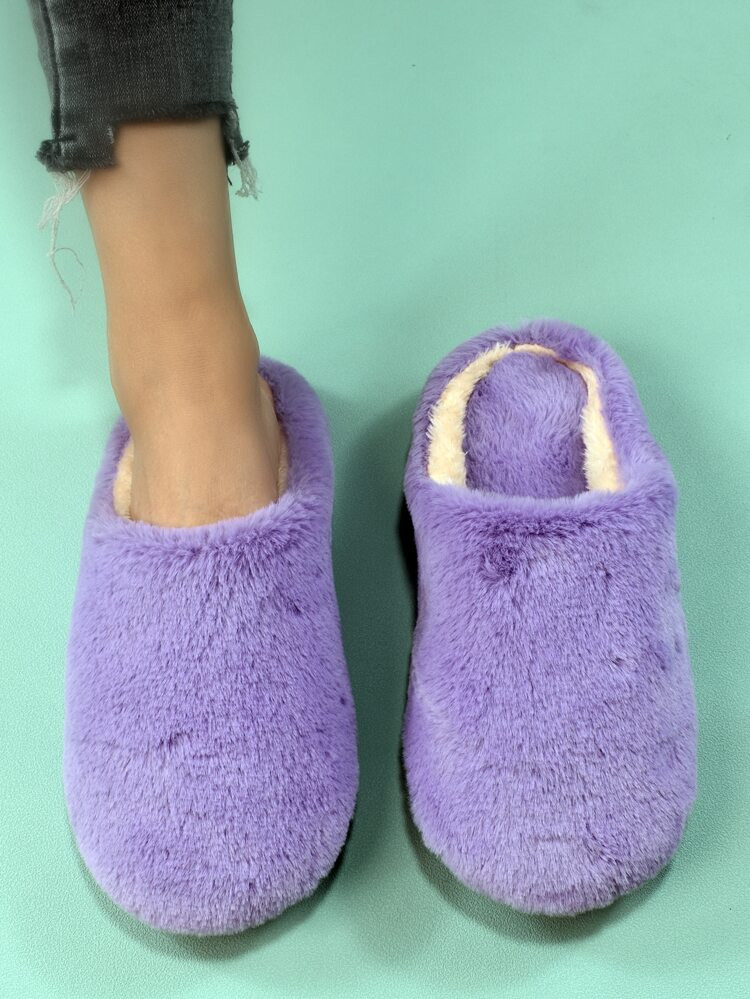 Minimalist Fluffy Bedroom Slippers
       
              
              $5.80        
    $5.51
 ... | SHEIN