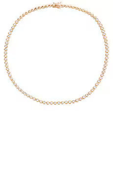 Lili Claspe Reese Tennis Necklace in Gold from Revolve.com | Revolve Clothing (Global)