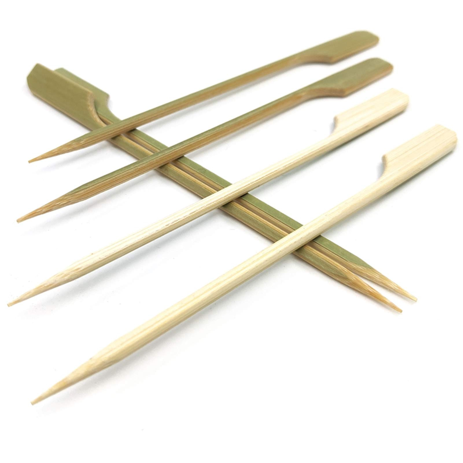HOPELF 7 inch Bamboo Paddle Picks Skewers for Cocktail，Fruit Kabobs，BBQ，Kitchen，Grilling... | Amazon (US)