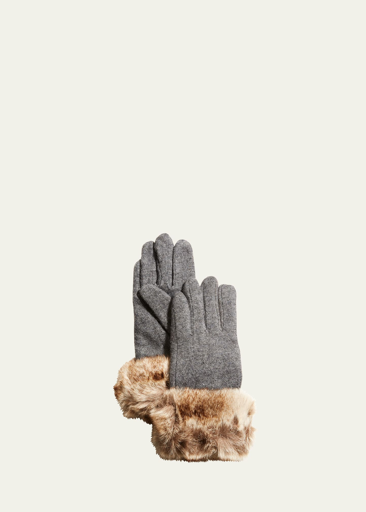 Pia Rossini Monroe Touch Screen Gloves w/ Faux-Fur Cuffs | Bergdorf Goodman