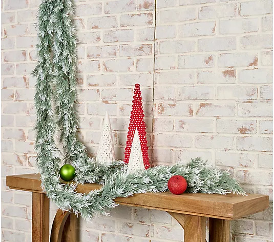 Wicker Park Set of 2 7' Decorative Cedar Garlands | QVC