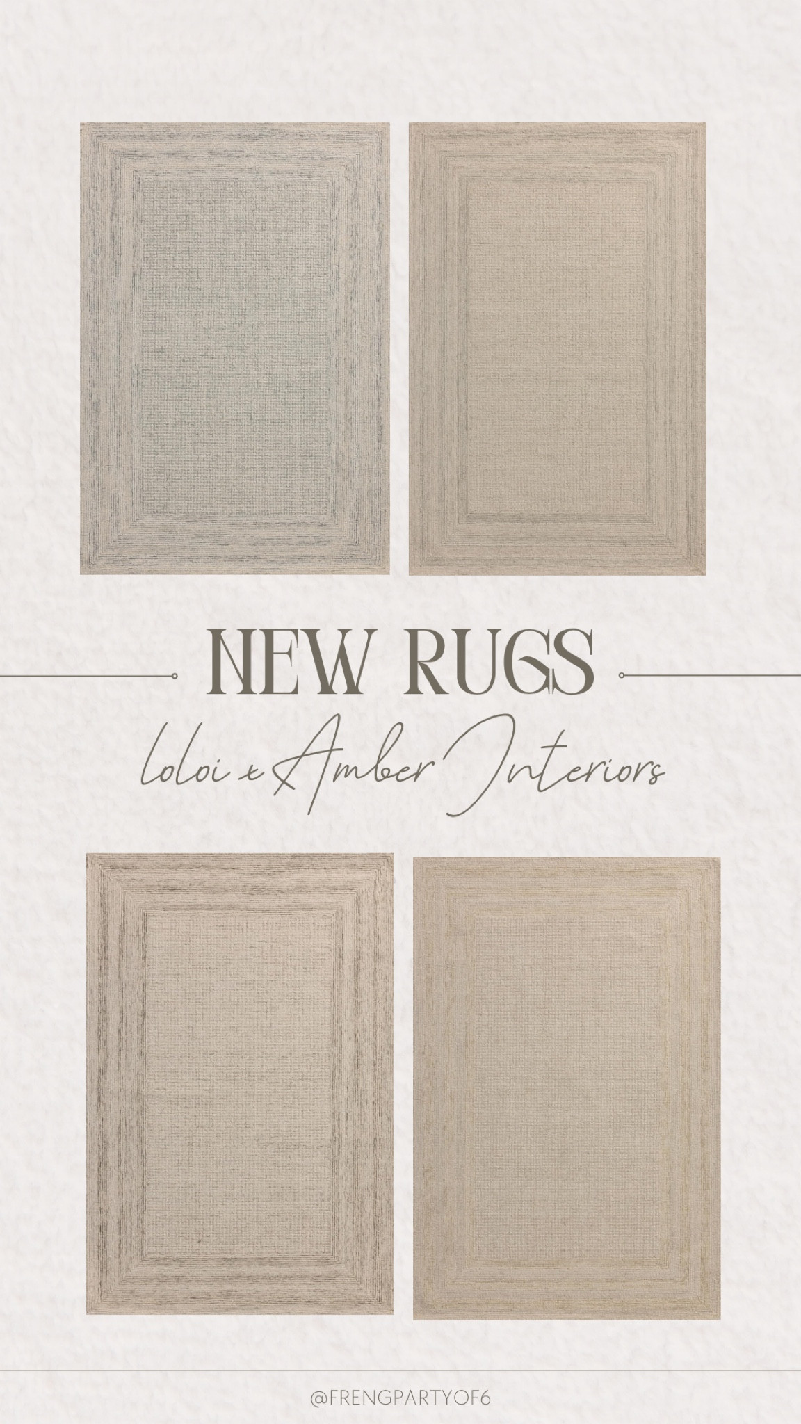 New neutral rugs from  @loloirugs and @amberinteriors!

#LTKHome