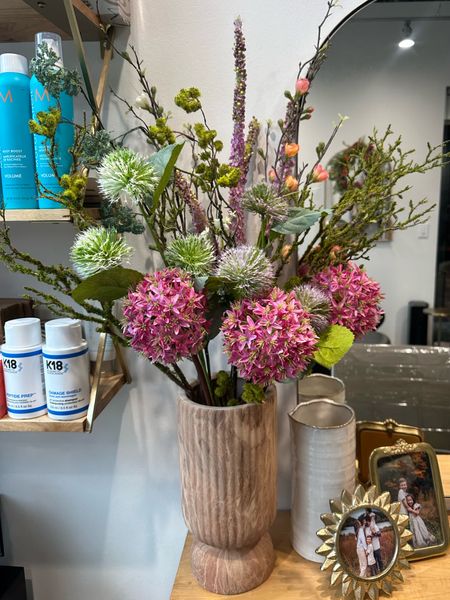 Spring. Spring decor. Flowers. Flower arrangement. Home. Style. Table top decor.  Vase  

#LTKSeasonal #LTKSaleAlert #LTKHome