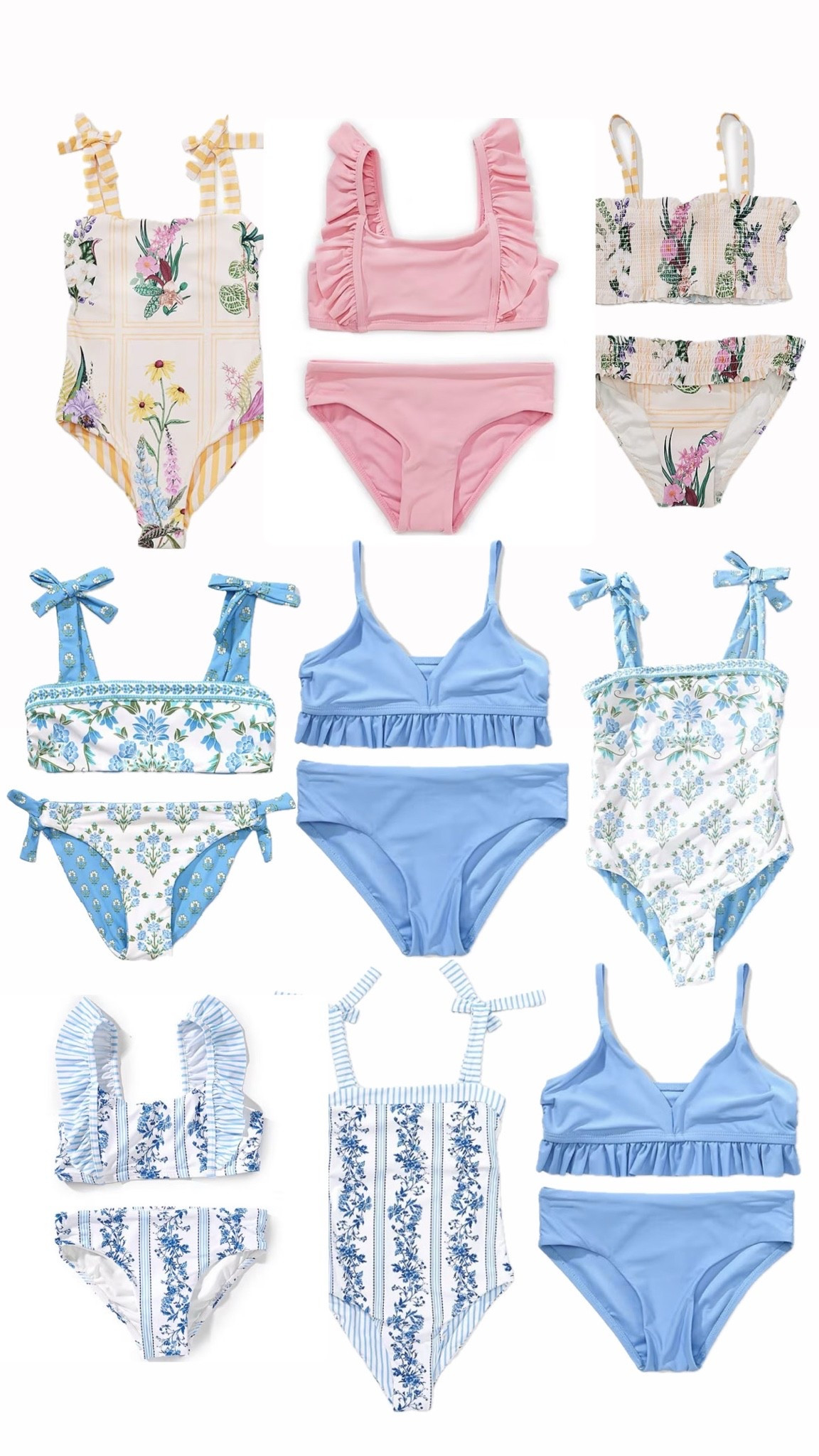 Swim
Girls swim 
Floral swim